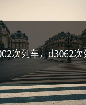 D3002次列车，d3062次列车